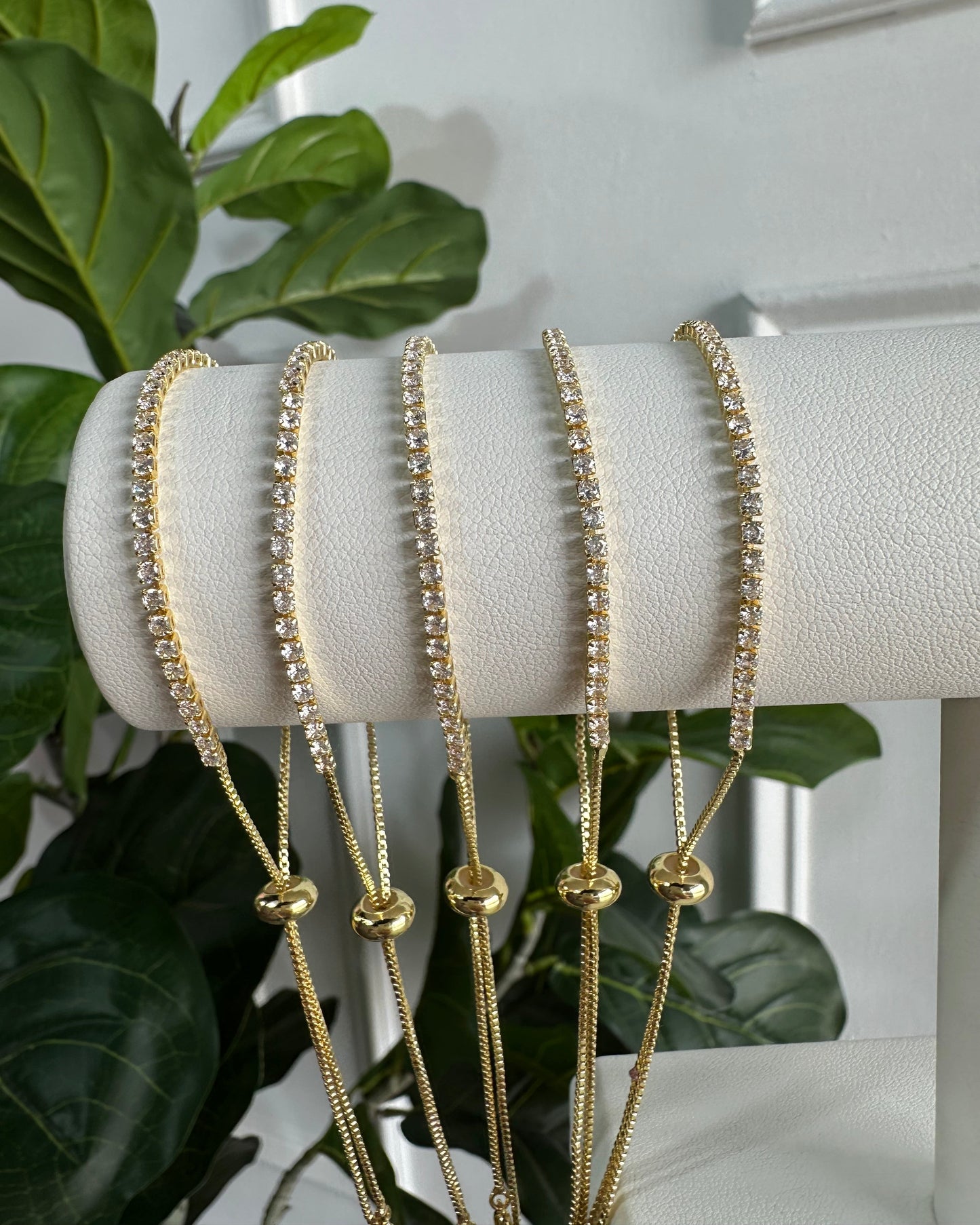 Pulsera Brillo Dorada