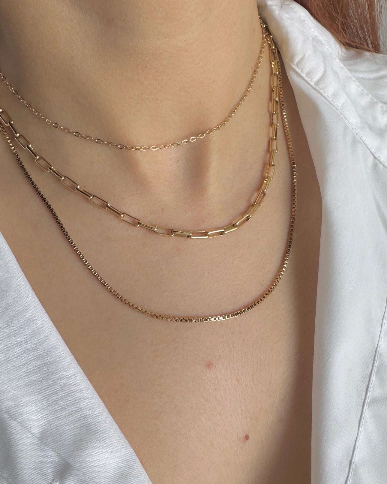 Collar Triple Ovalado