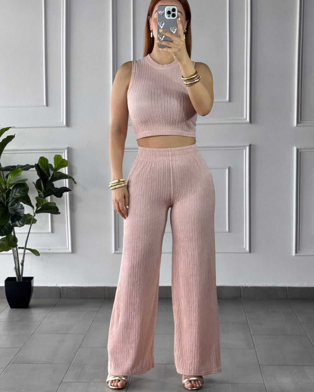 Conjunto Corrugado Pink Pearl