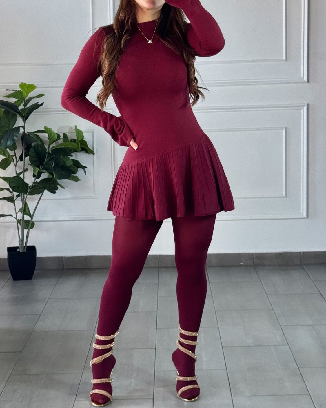 Vestido Burgundy