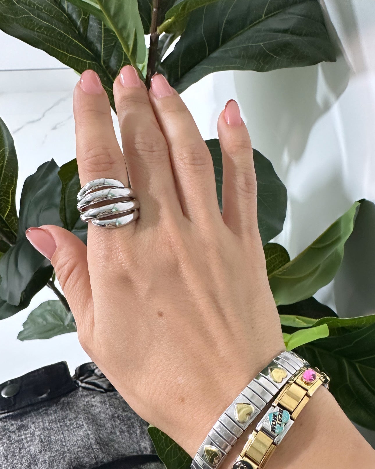 Anillo Lineas Plata