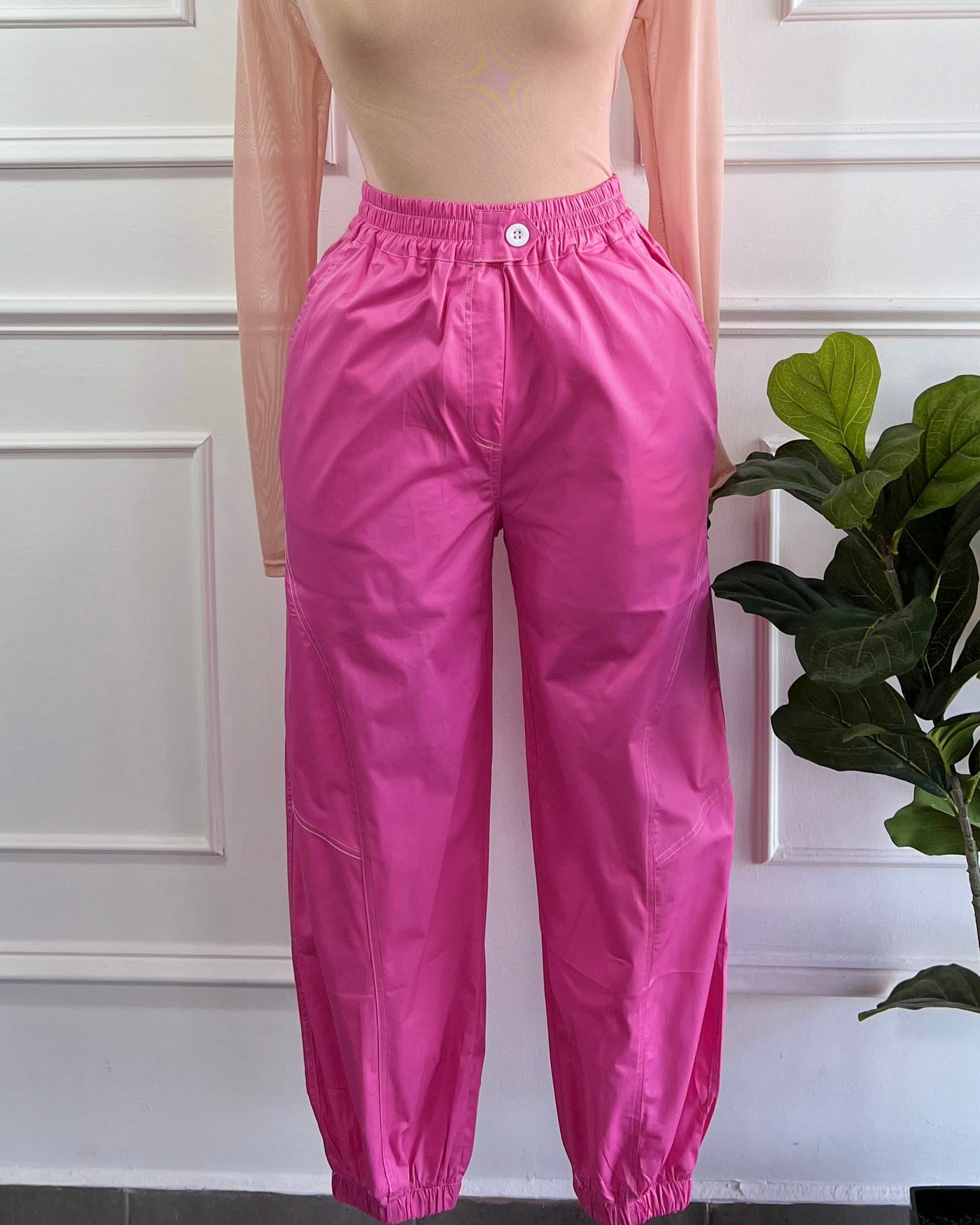 Pantalón Cargo Rosa