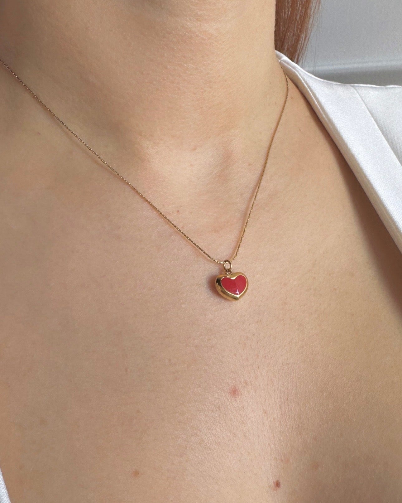 Collar Corazón Rojo