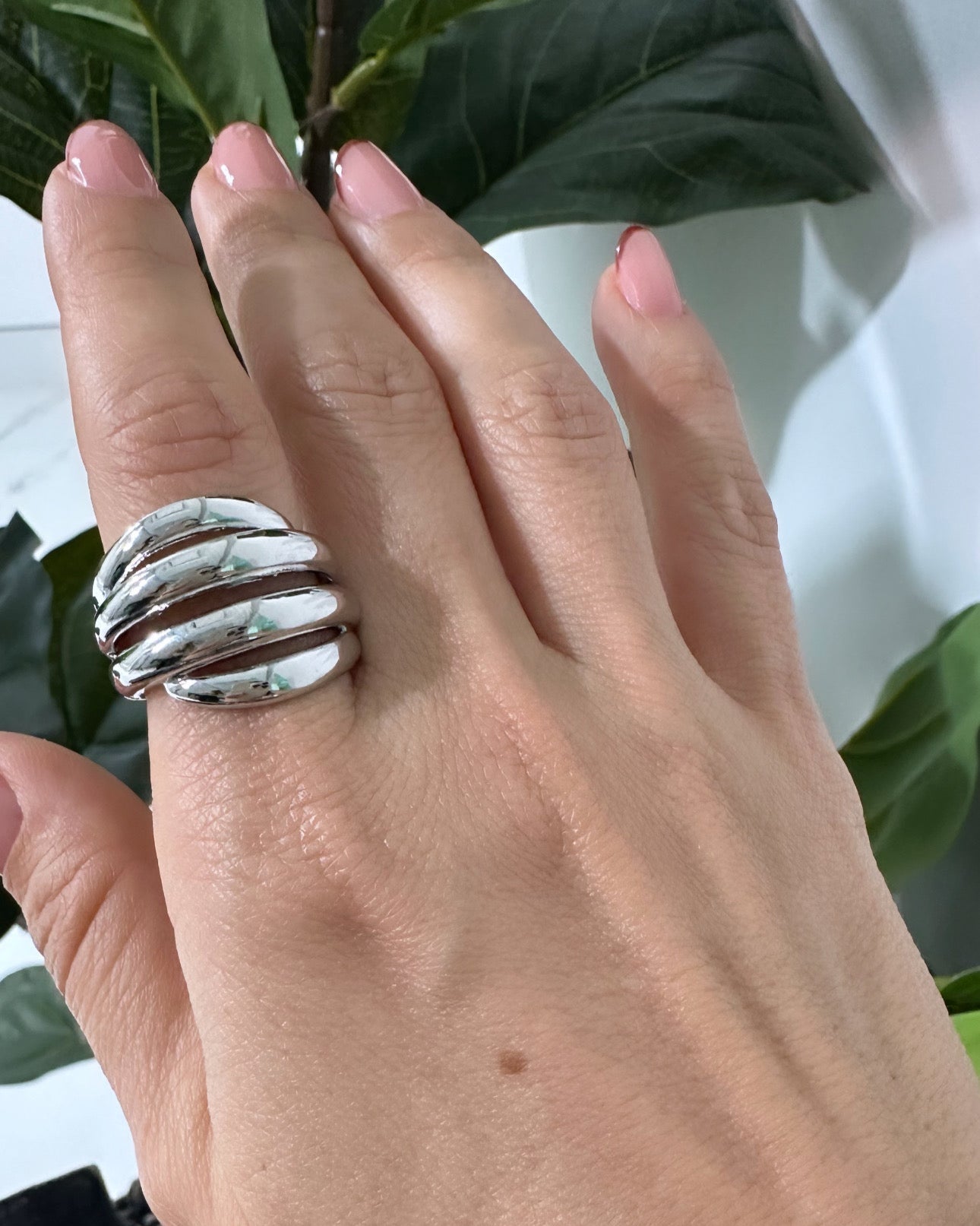 Anillo Lineas Plata