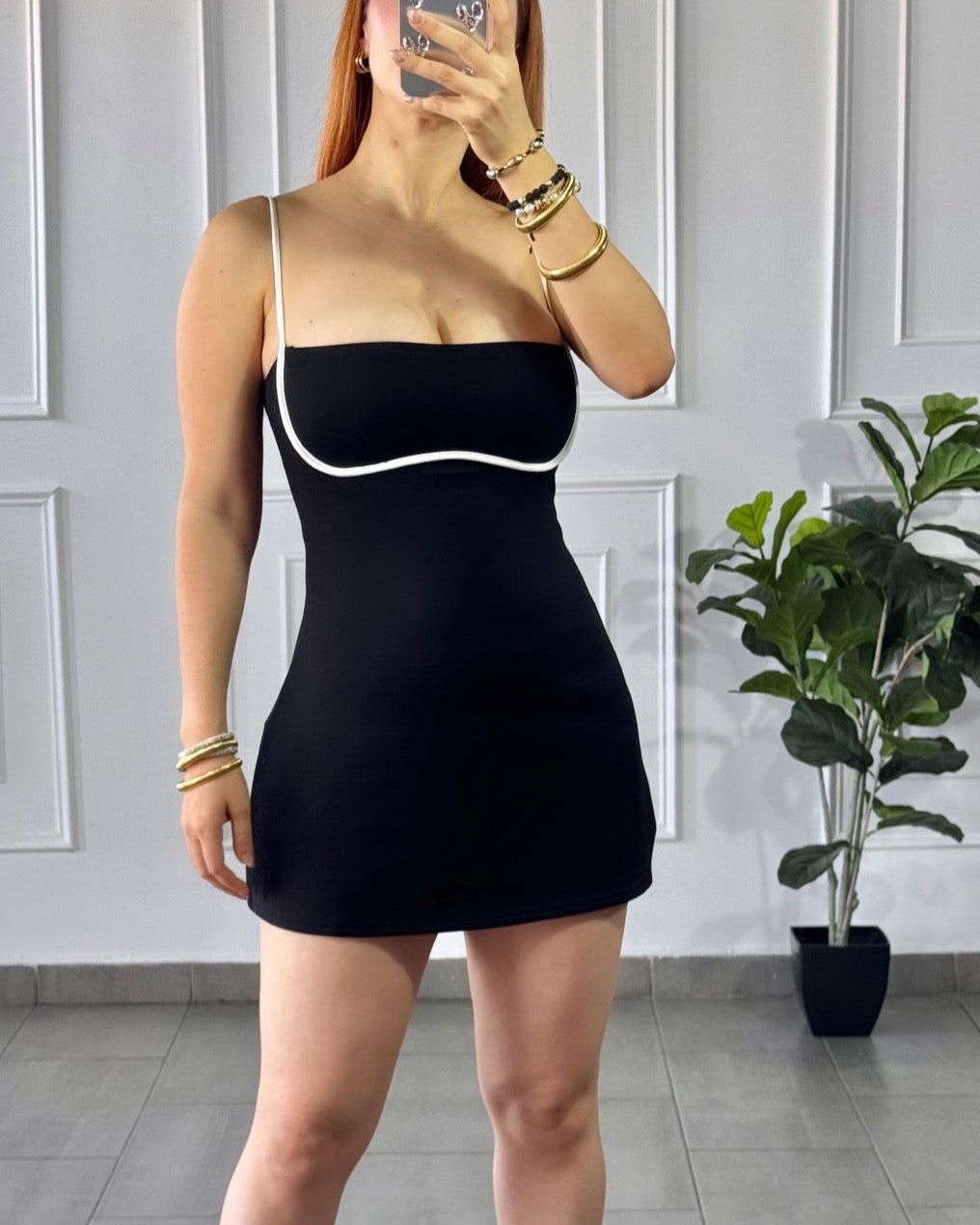 Vestido Black And White