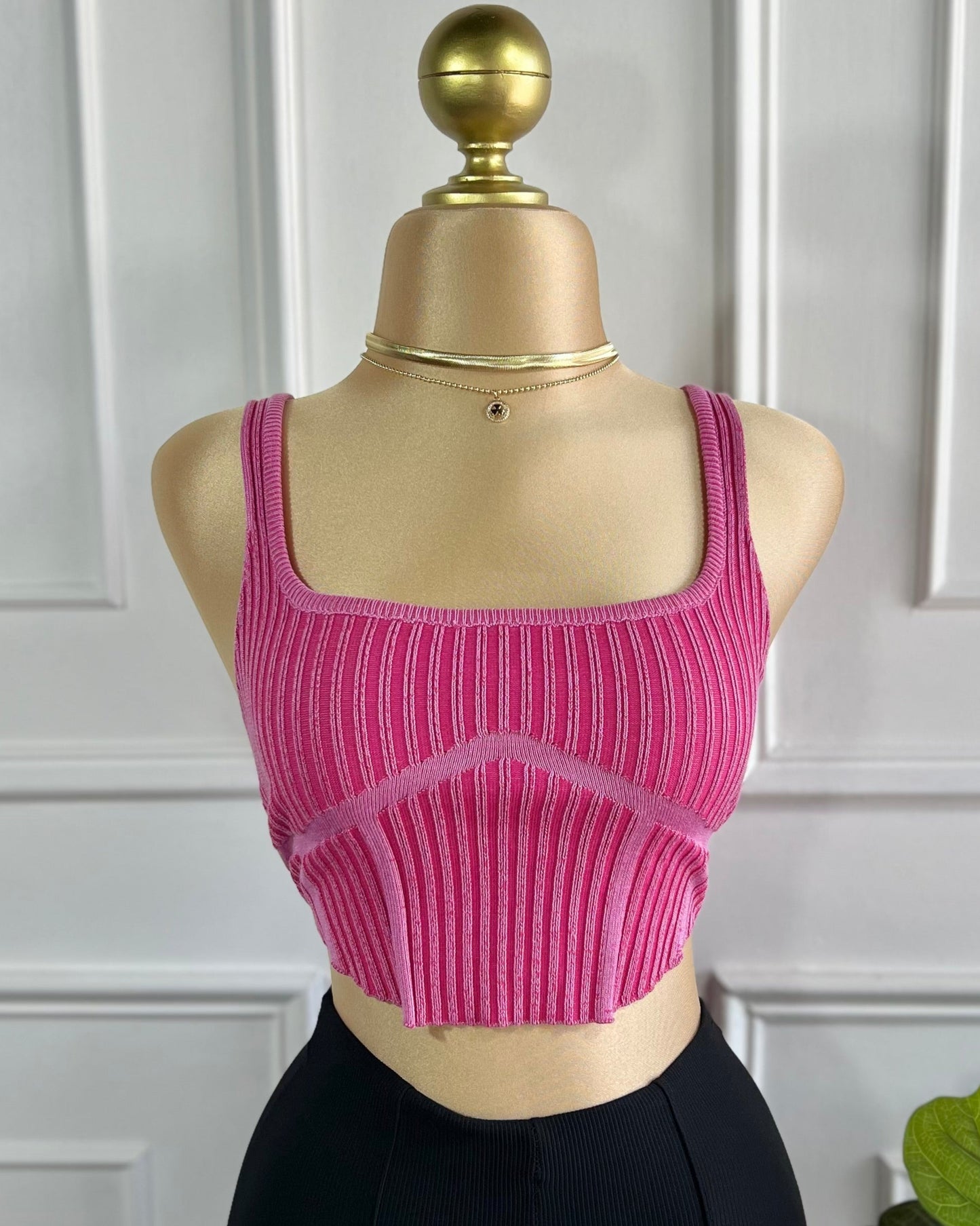 Blusa Tipo Corset Pink