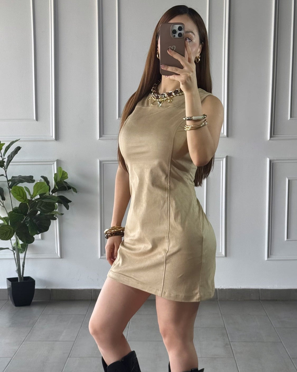Vestido Oat Beige