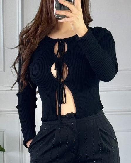 Blusa Black Moño