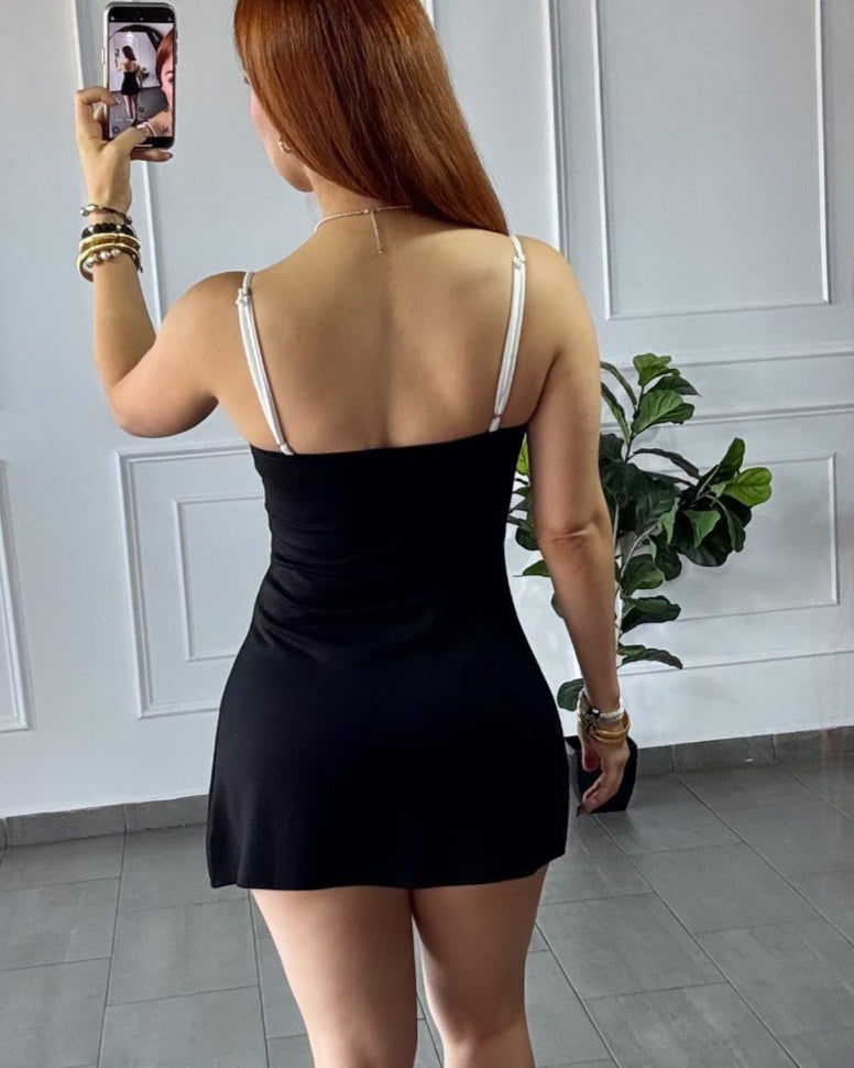 Vestido Black And White
