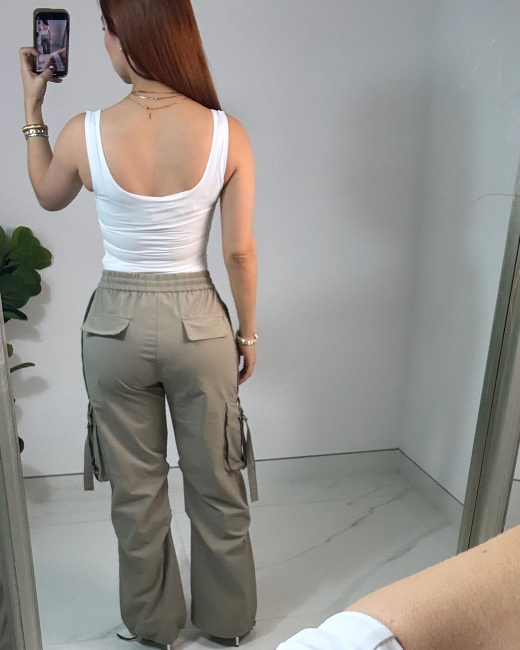 Pantalón Cargo Camel