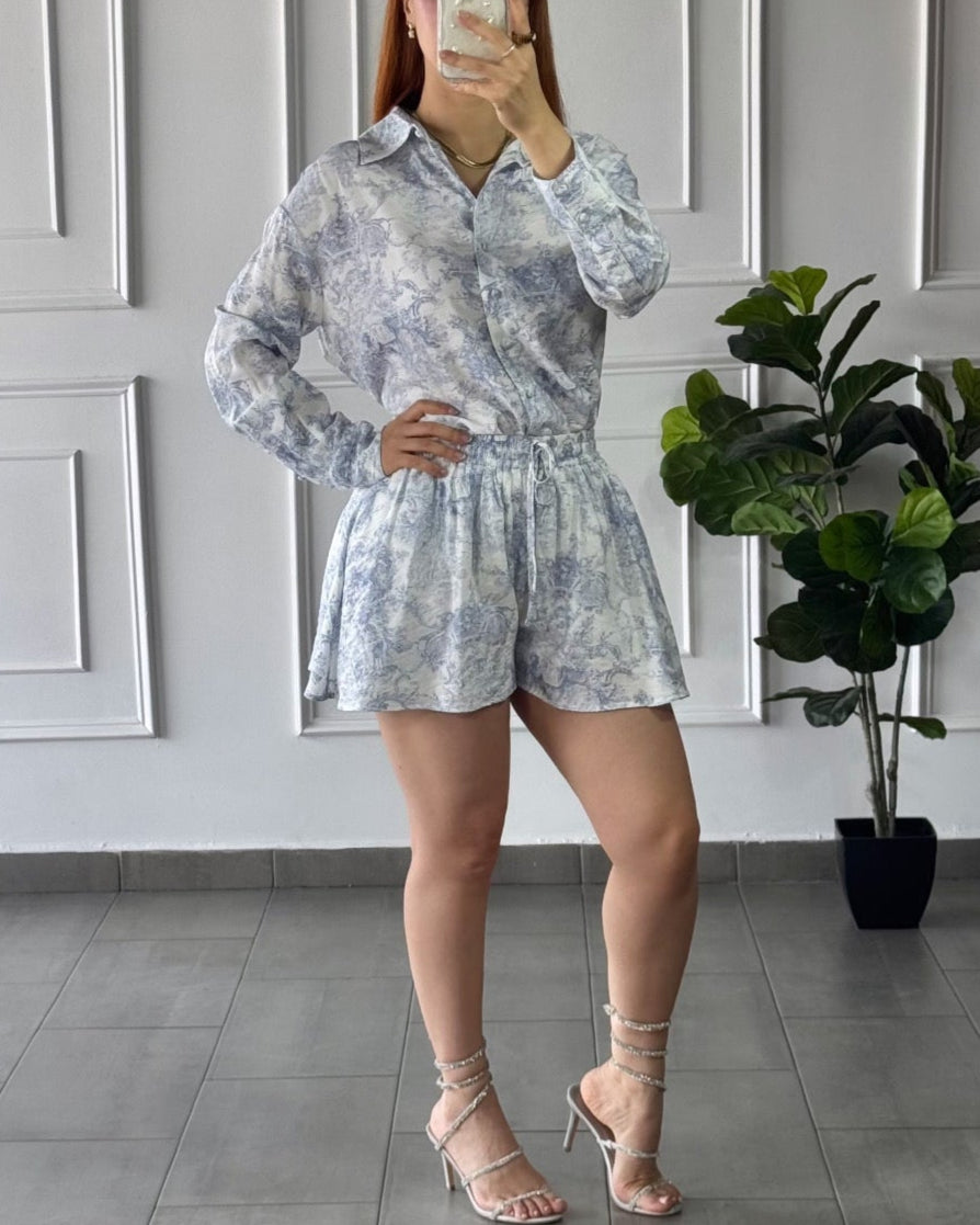 Set Azul y Blanco