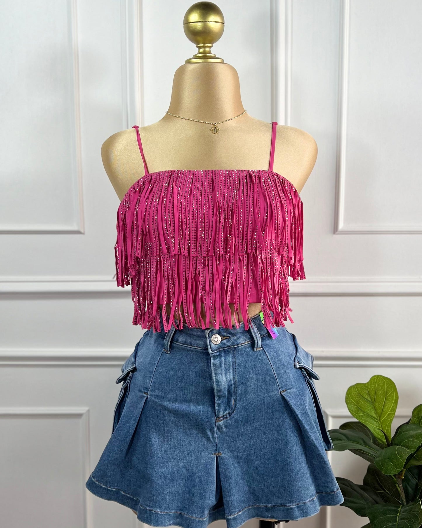 Top Barbas Pink