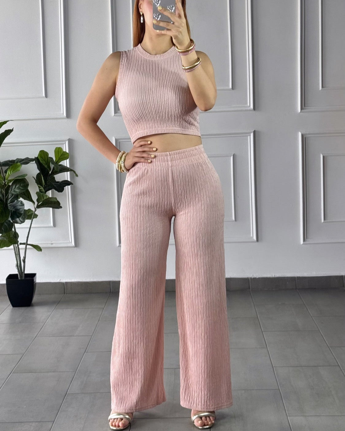 Conjunto Corrugado Pink Pearl