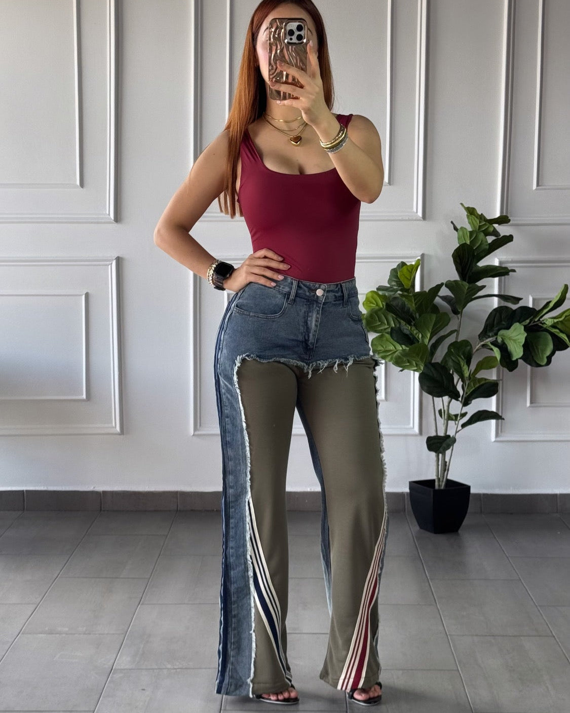 Jeans Olive