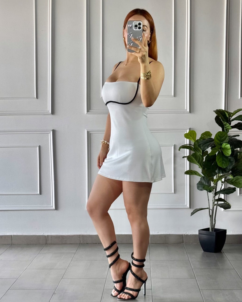 Vestido Black And White