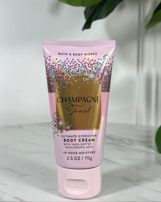 Crema mini champagne toast