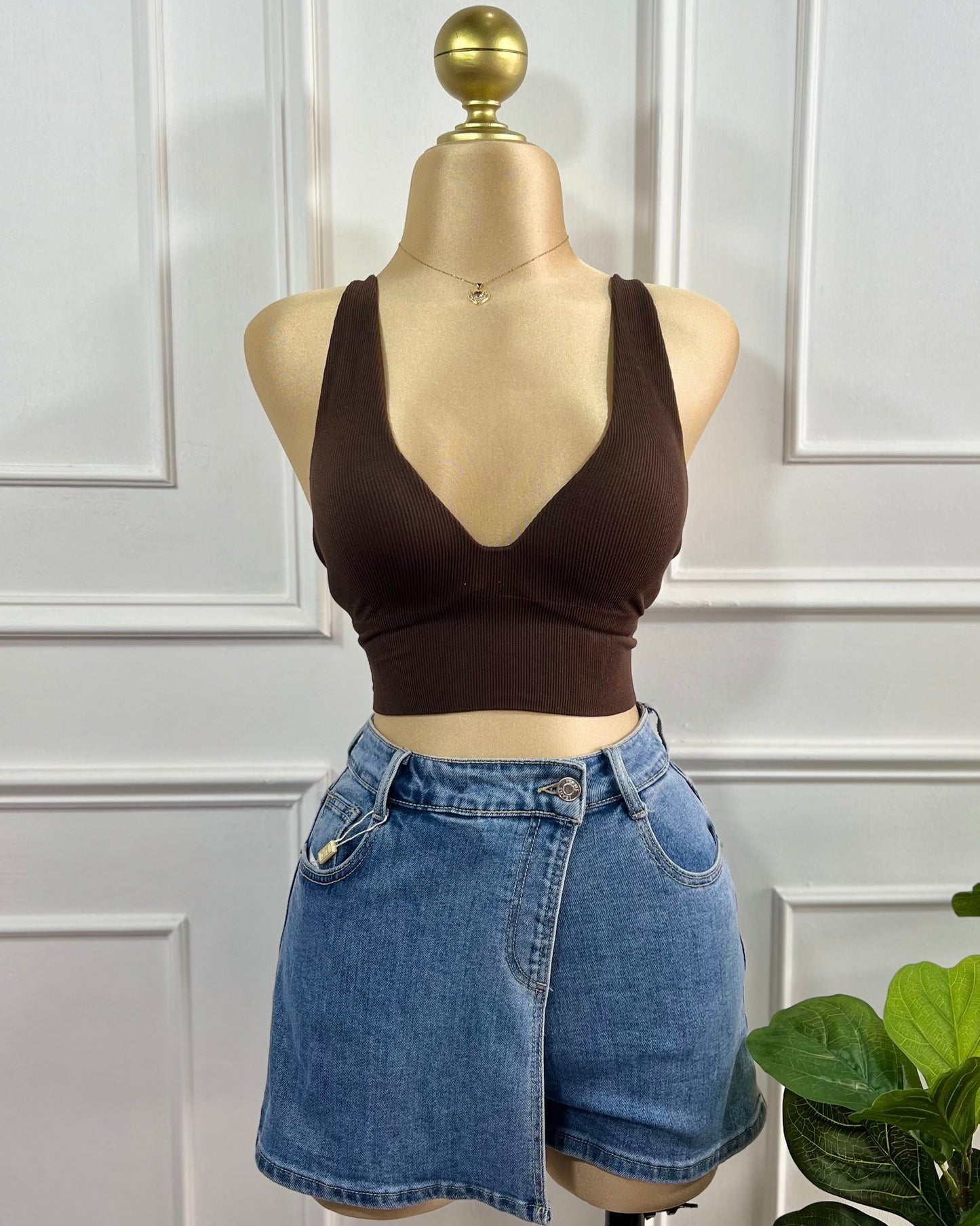 Croptop Moka