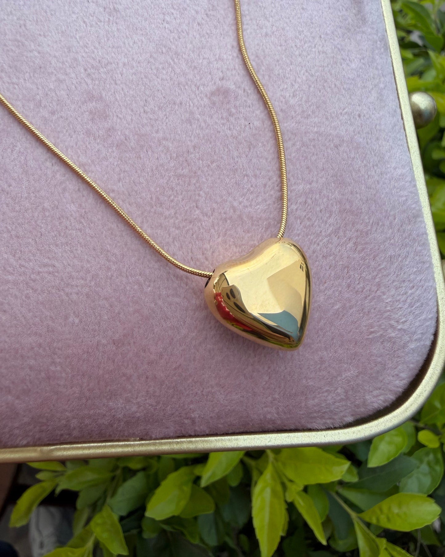 Collar Corazón Inflado