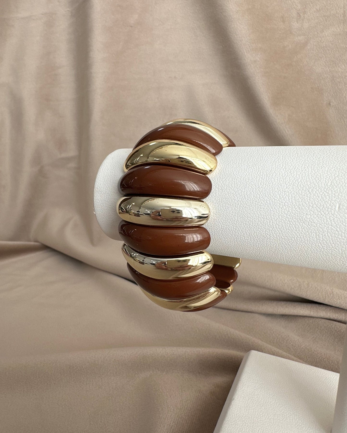 Pulsera Chunky Café
