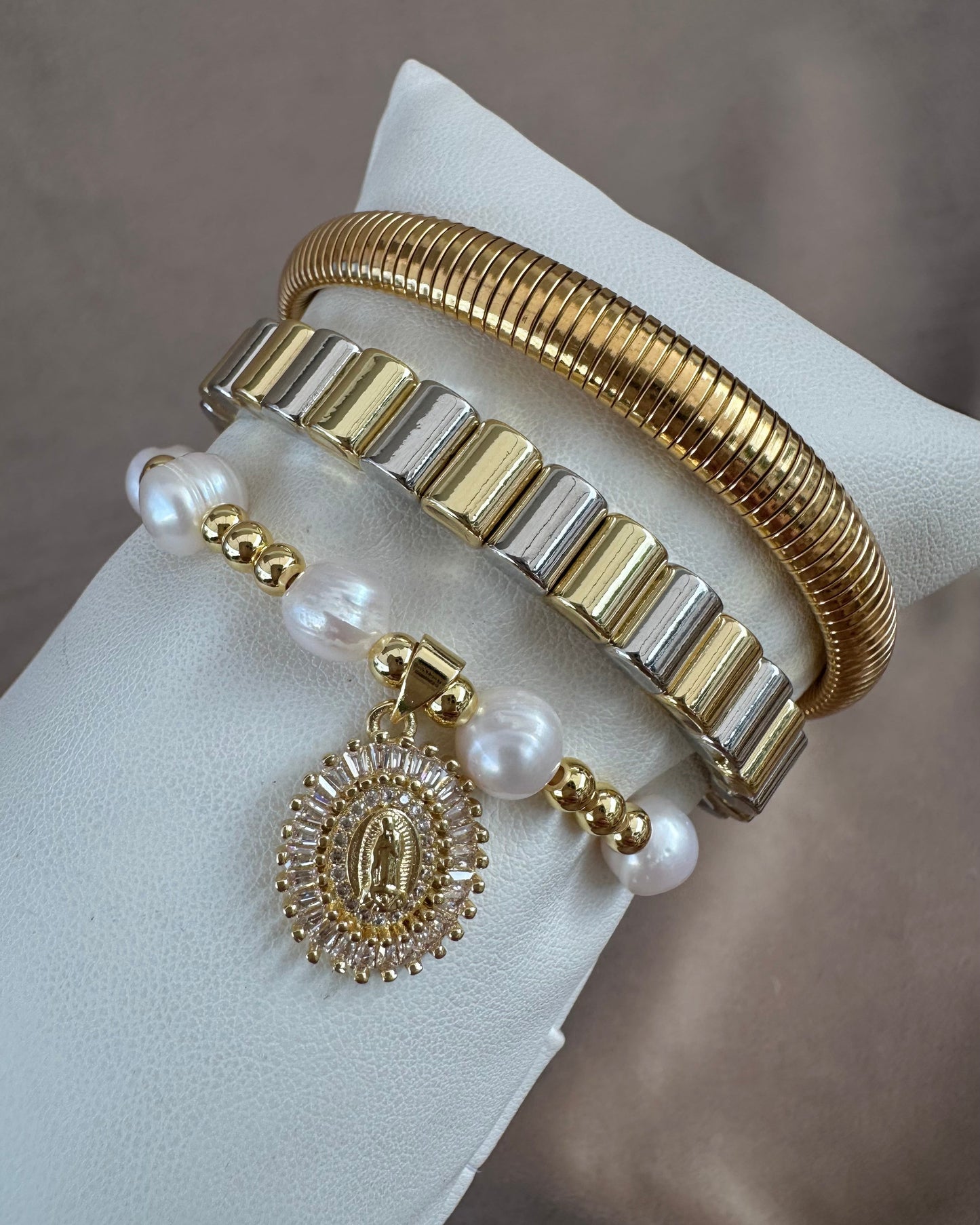 Pulsera Bicolor Barra