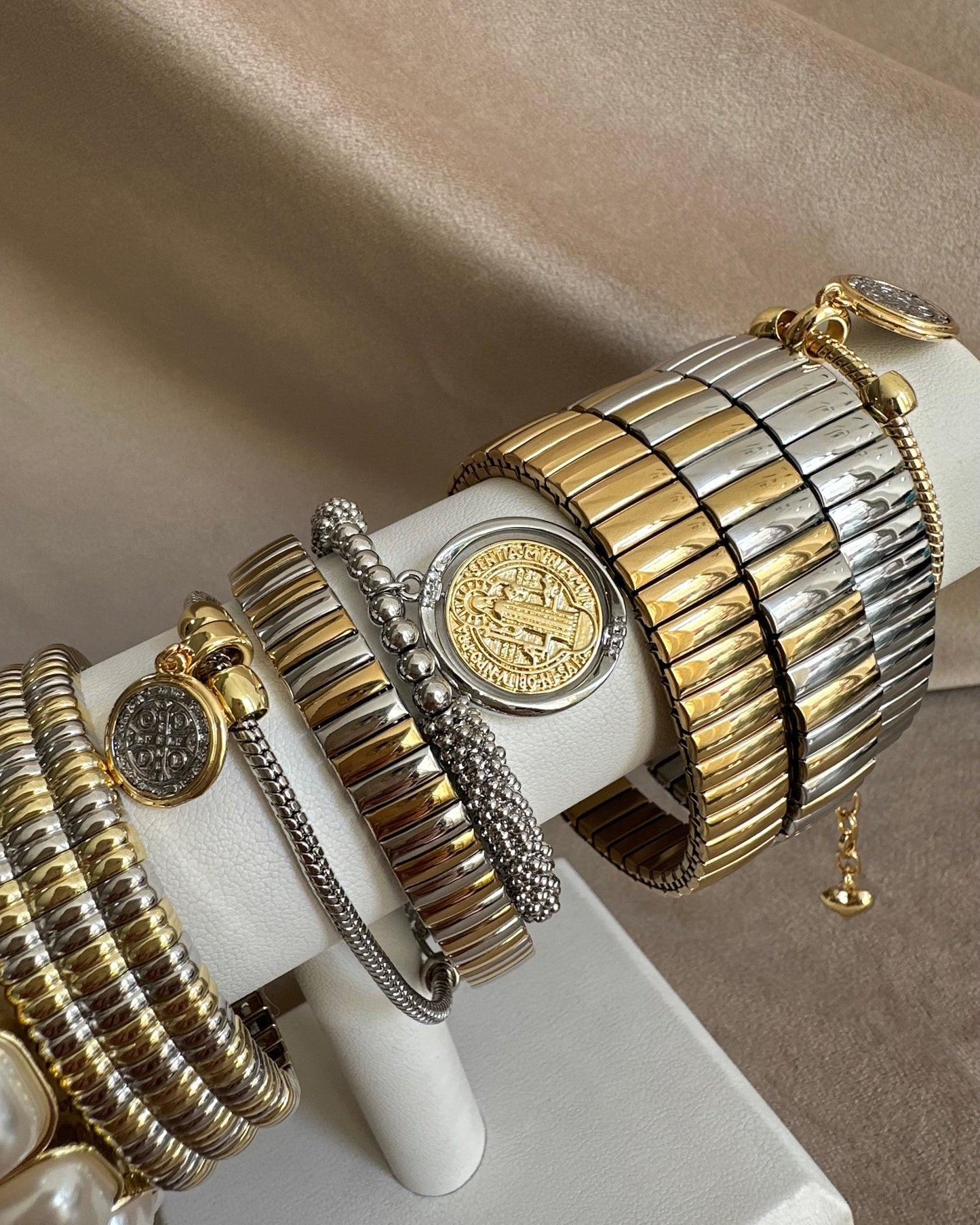 Pulsera Chunky Bicolor