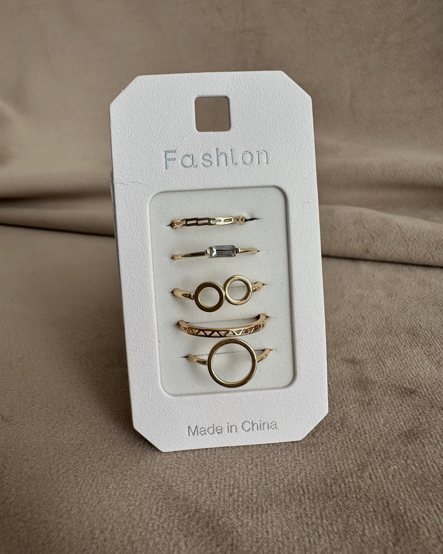 Set Anillo 5 Pzas