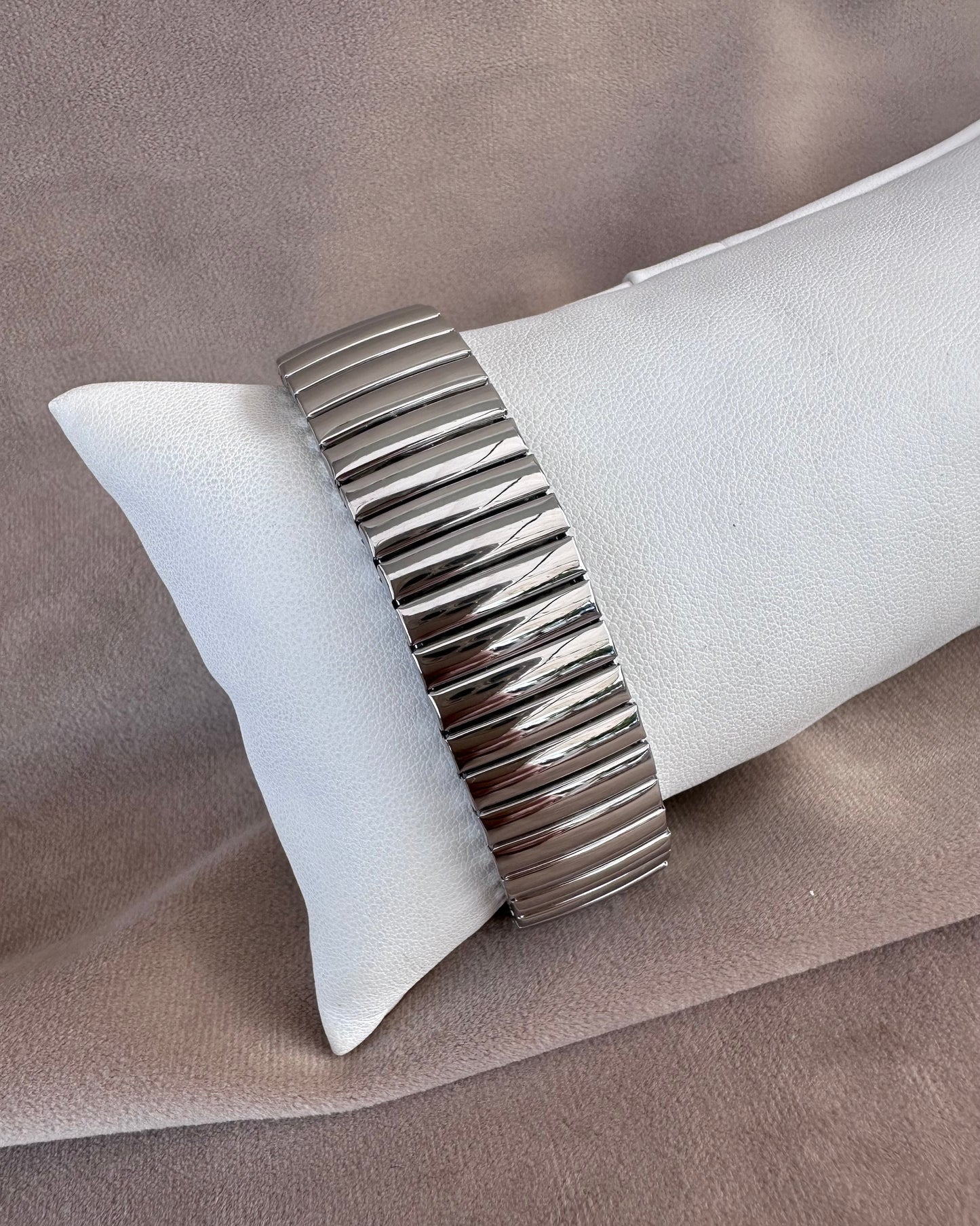 Pulsera Chunky Plata Maxi