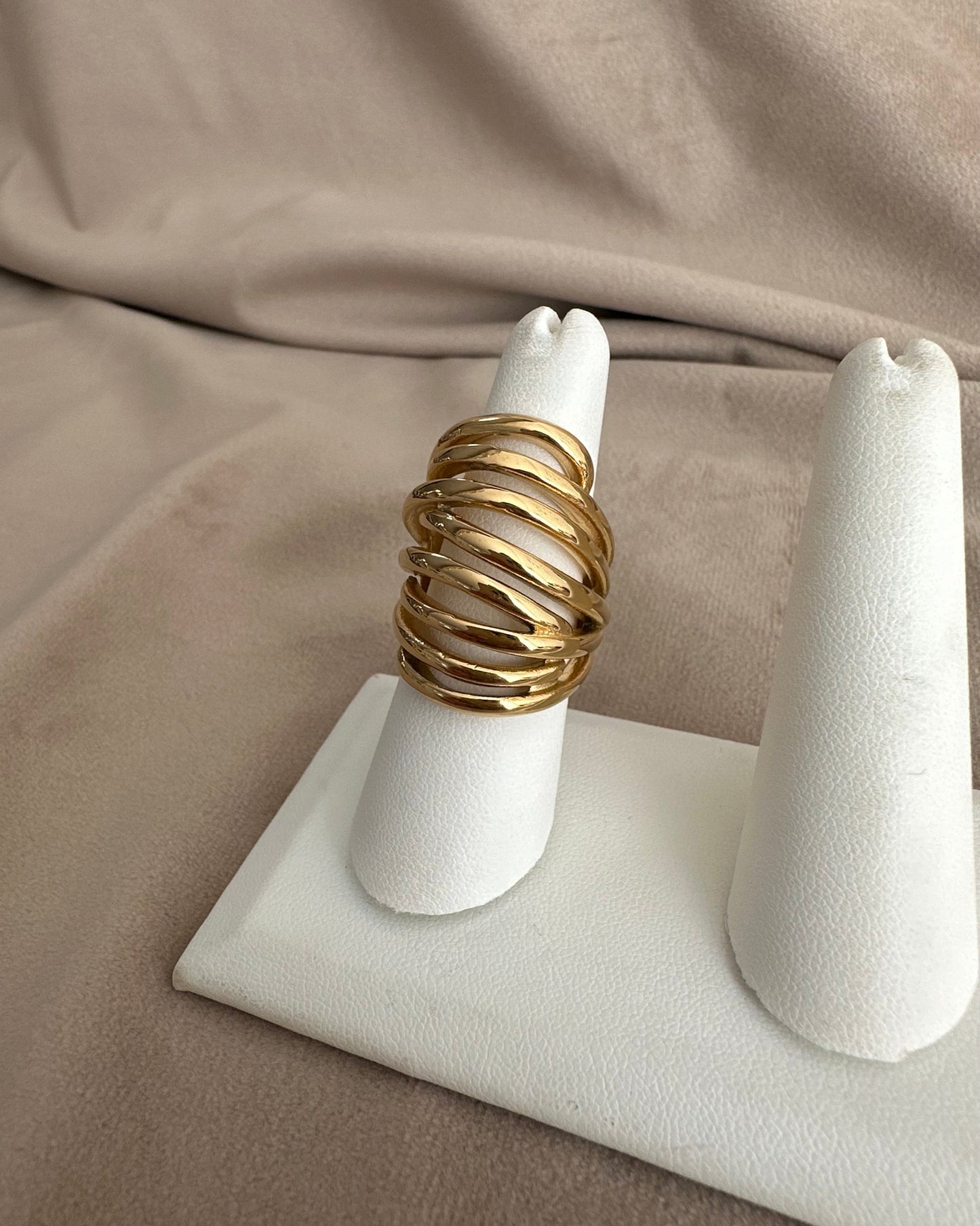 Anillo Chunky Líneas