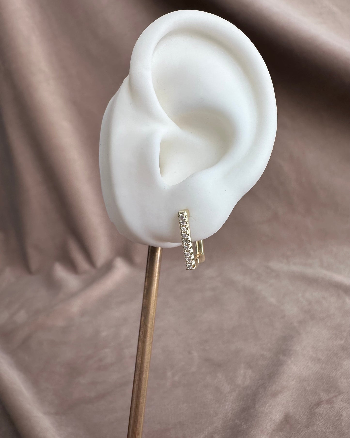 Arracada Cuadrada Chica