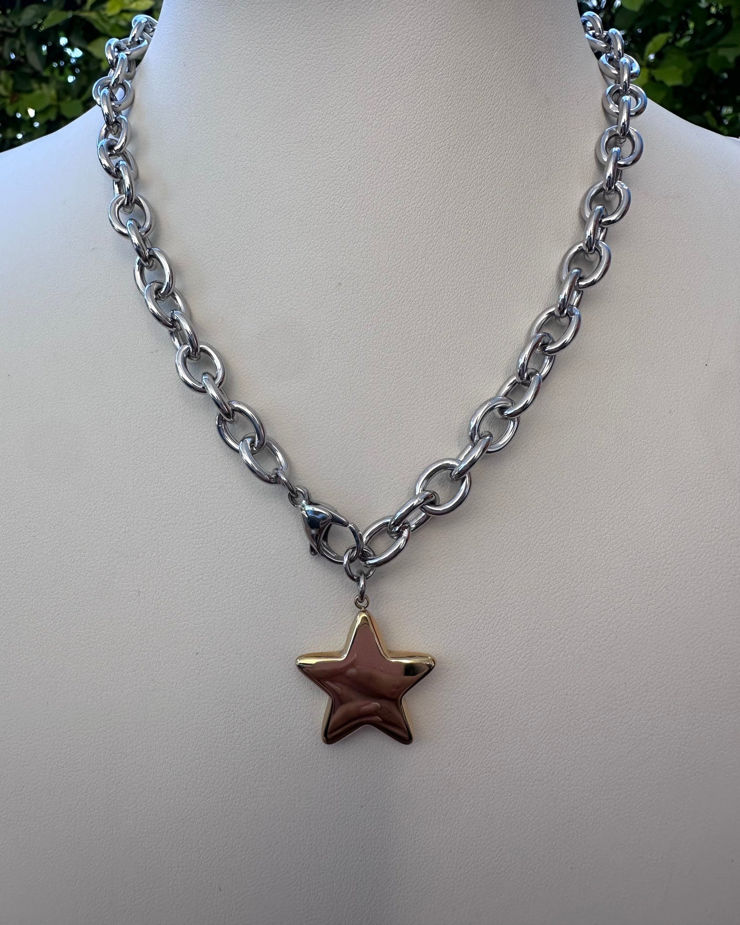 Collar Estrella Bicolor