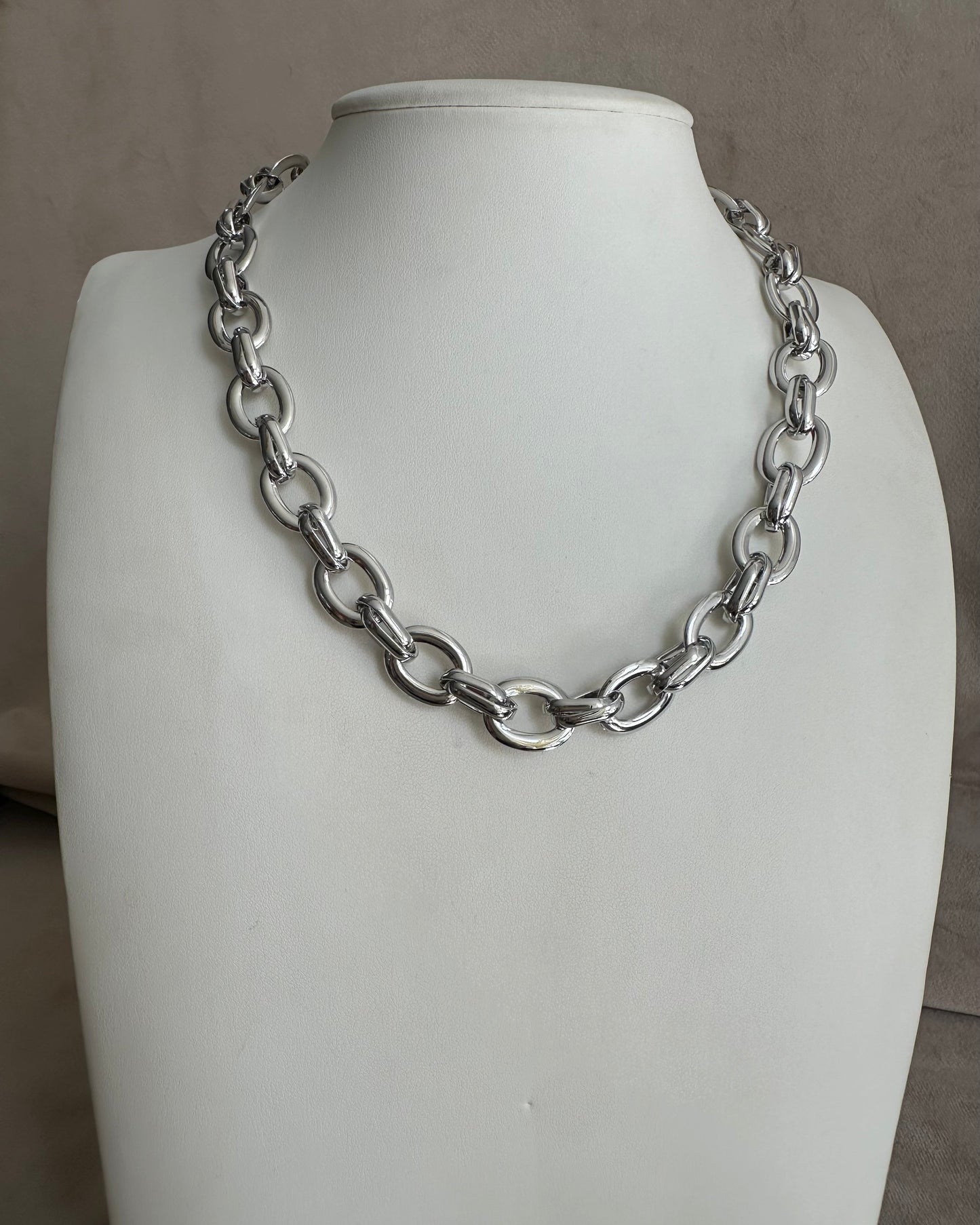 Collar Chunky Plateado