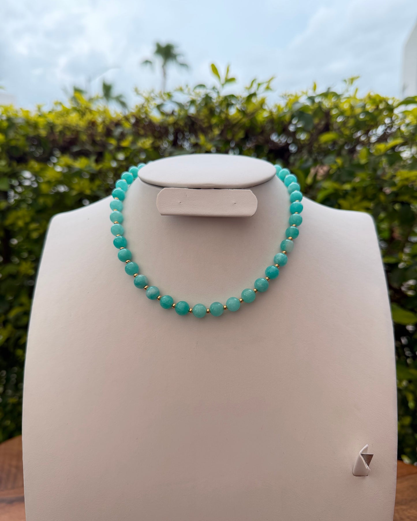 Collar Jade Aqua