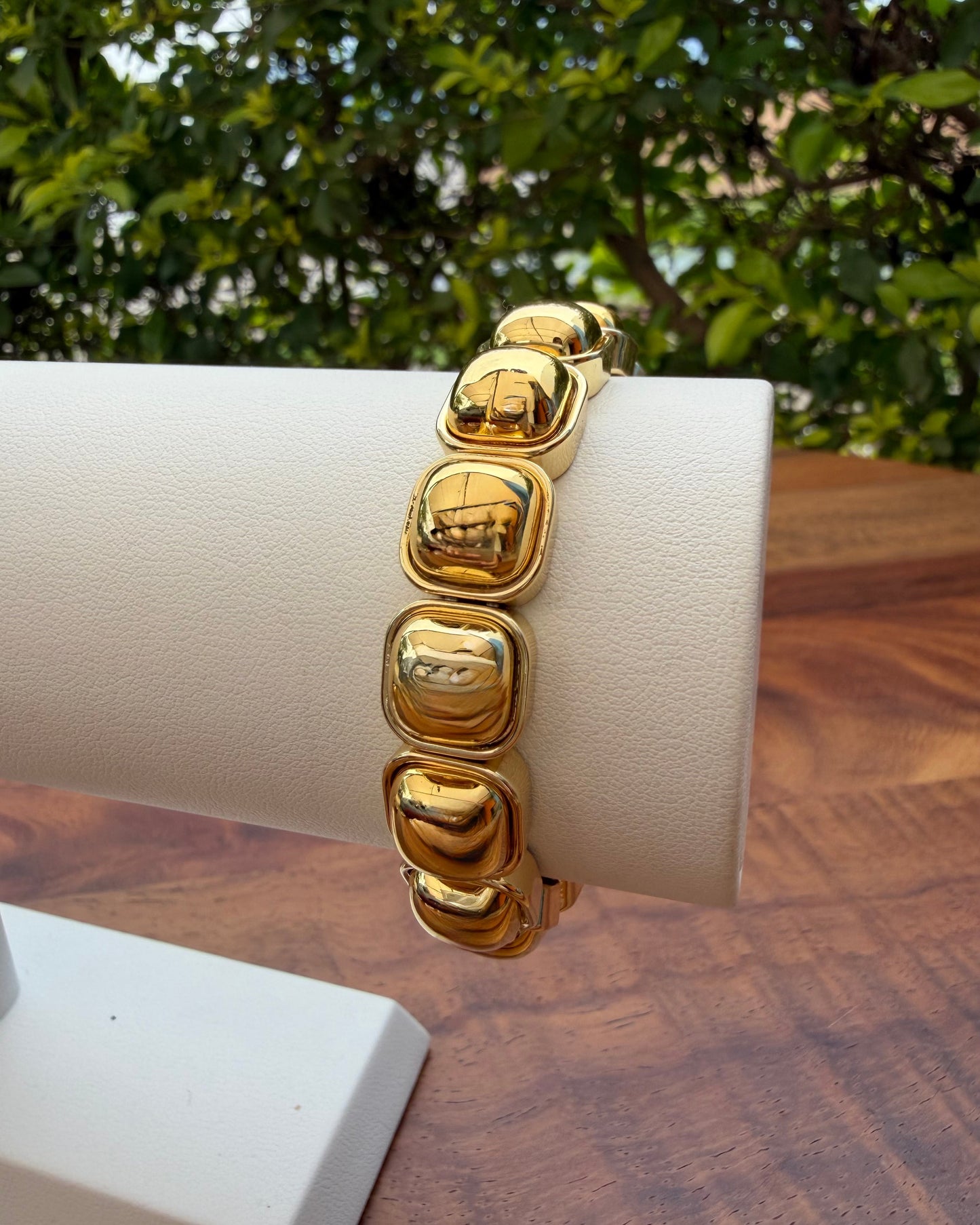 Pulsera Cuadro Dorado