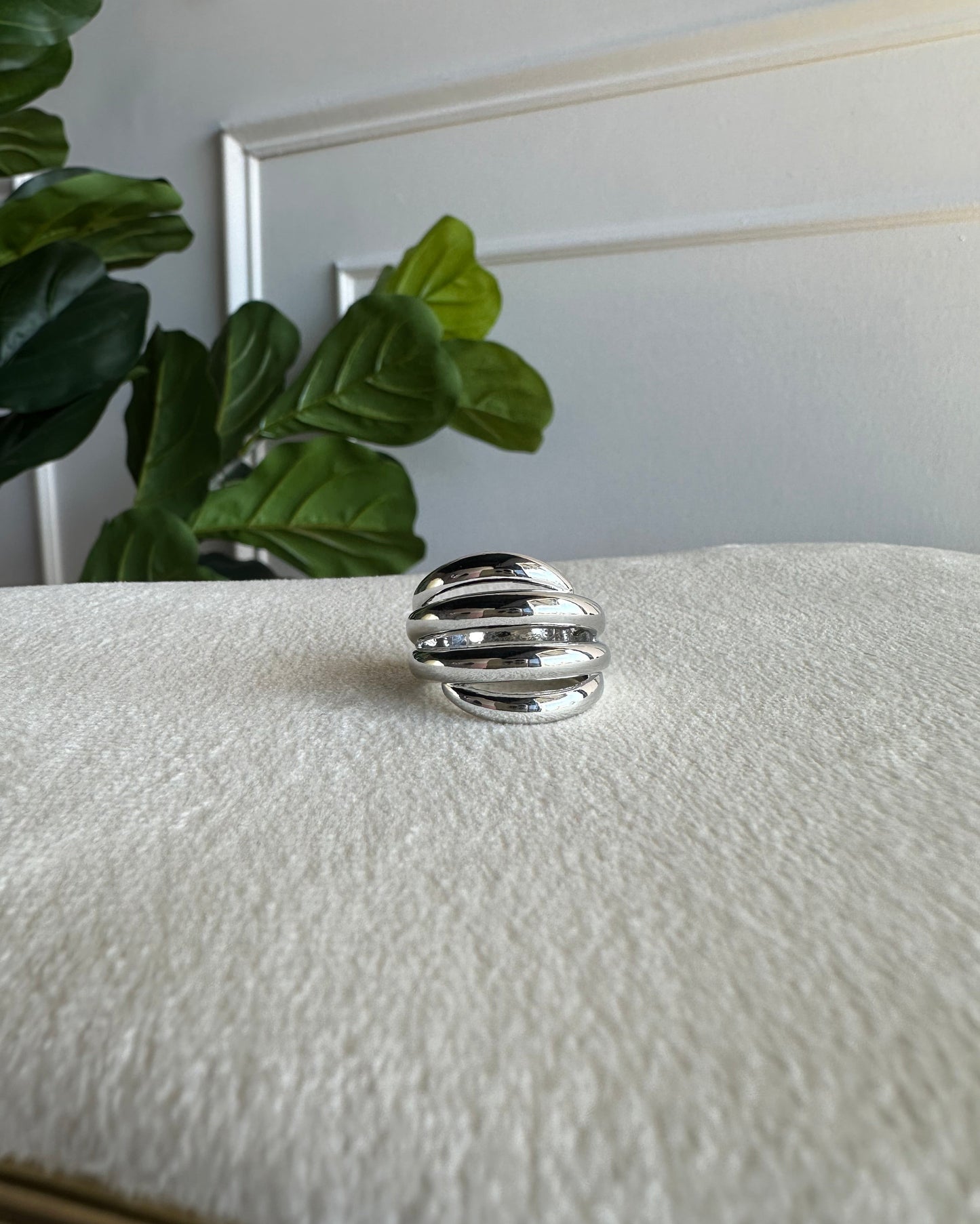 Anillo Lineas Plata