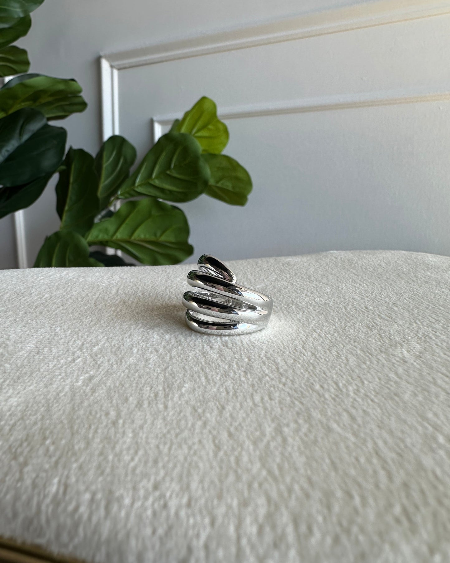 Anillo Lineas Plata
