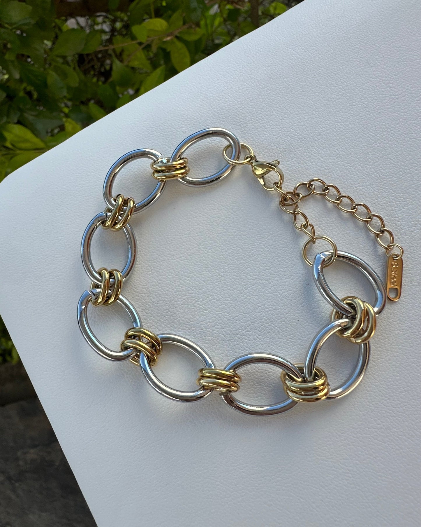 Pulsera Chunky Bicolor