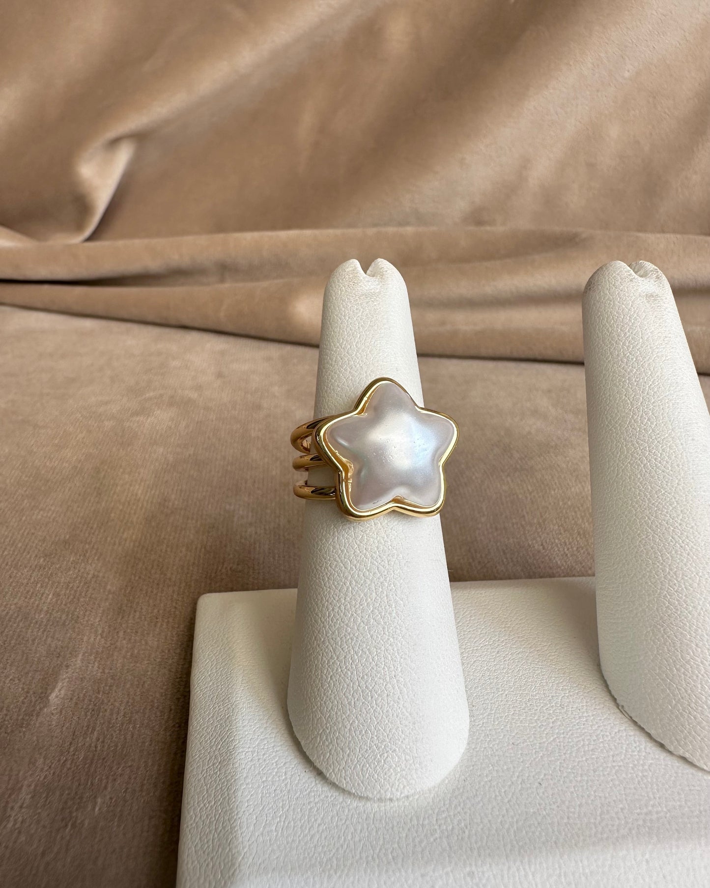 Anillo Estrella Madre Perla