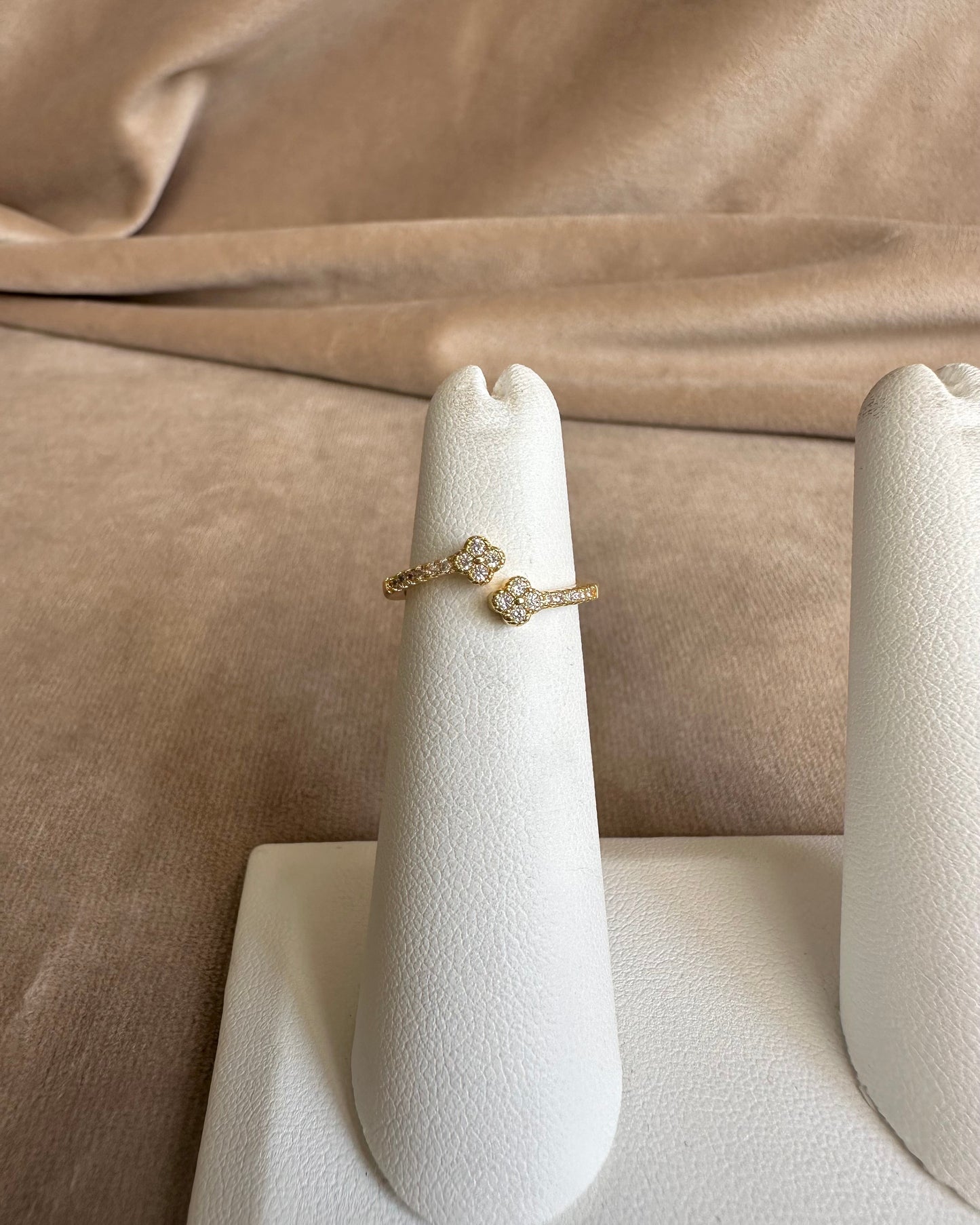 Anillo Flor Mini Brillo