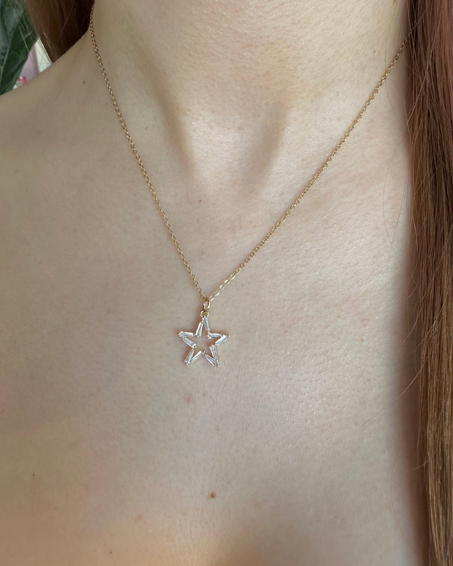 Collar Estrella brillo