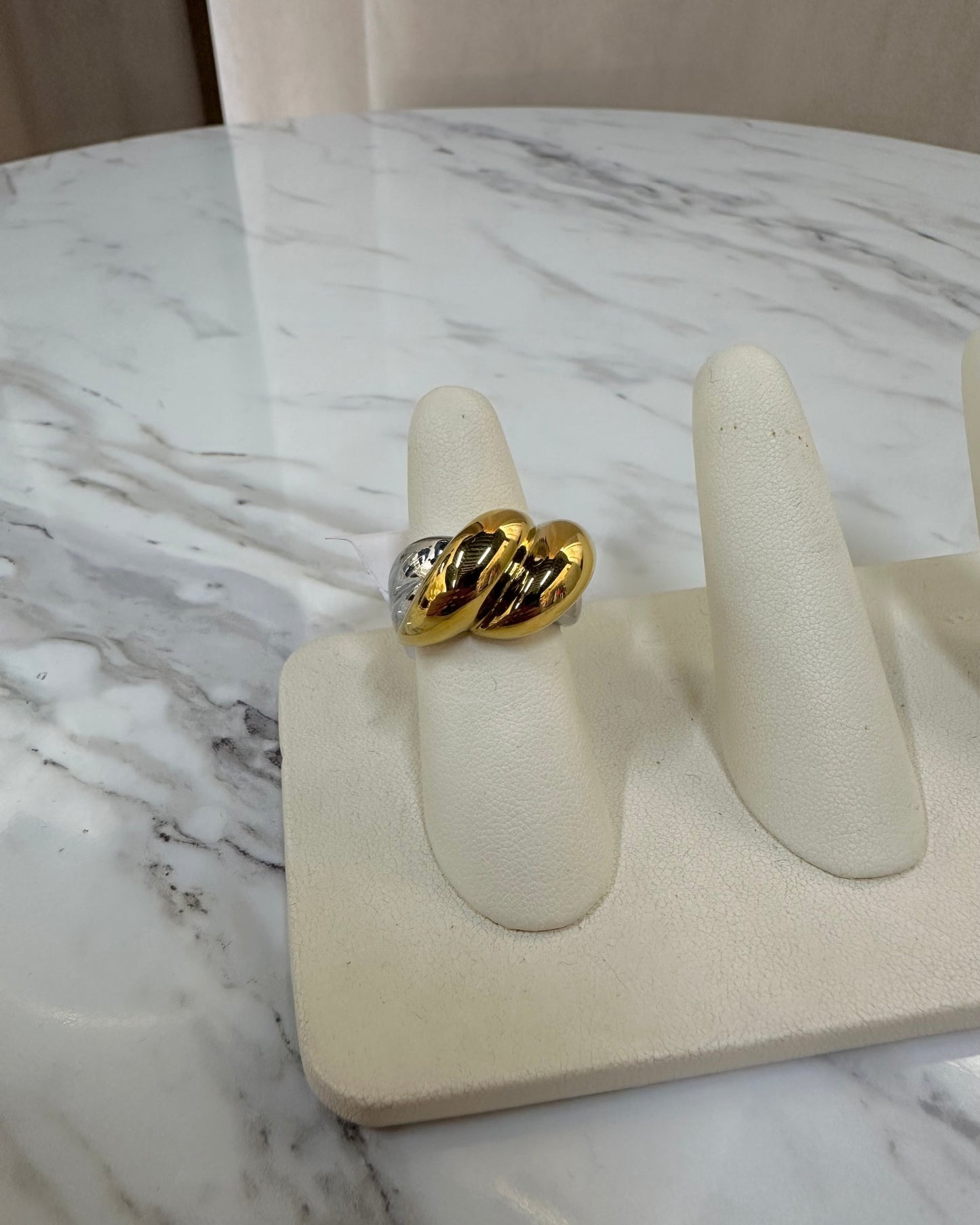 Anillo Nudo Bicolor Czar