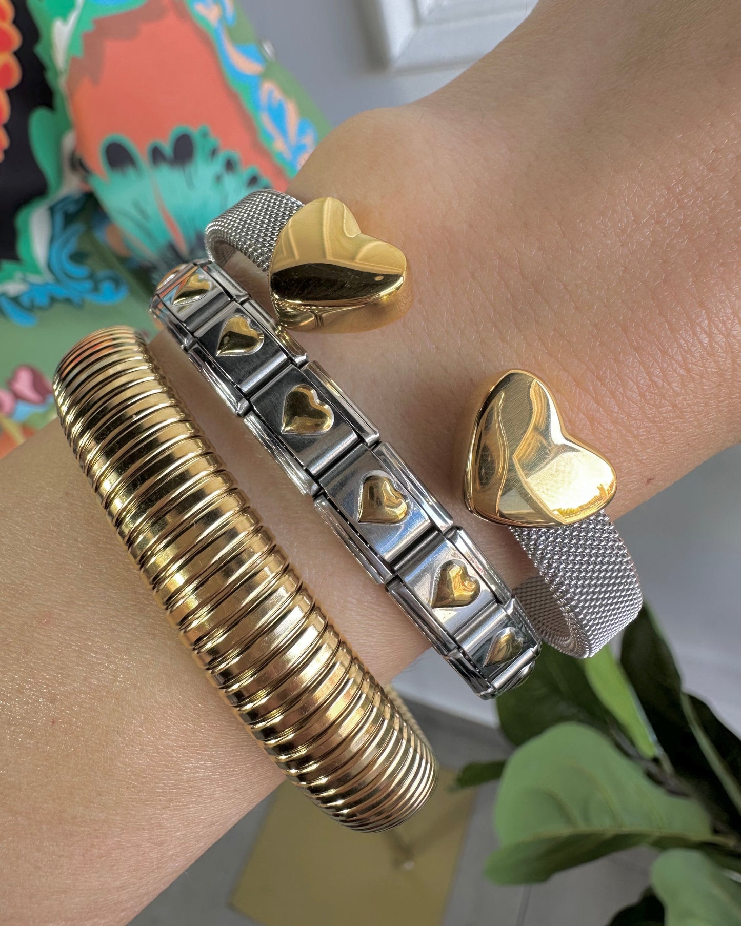 Pulsera Tejida Corazón