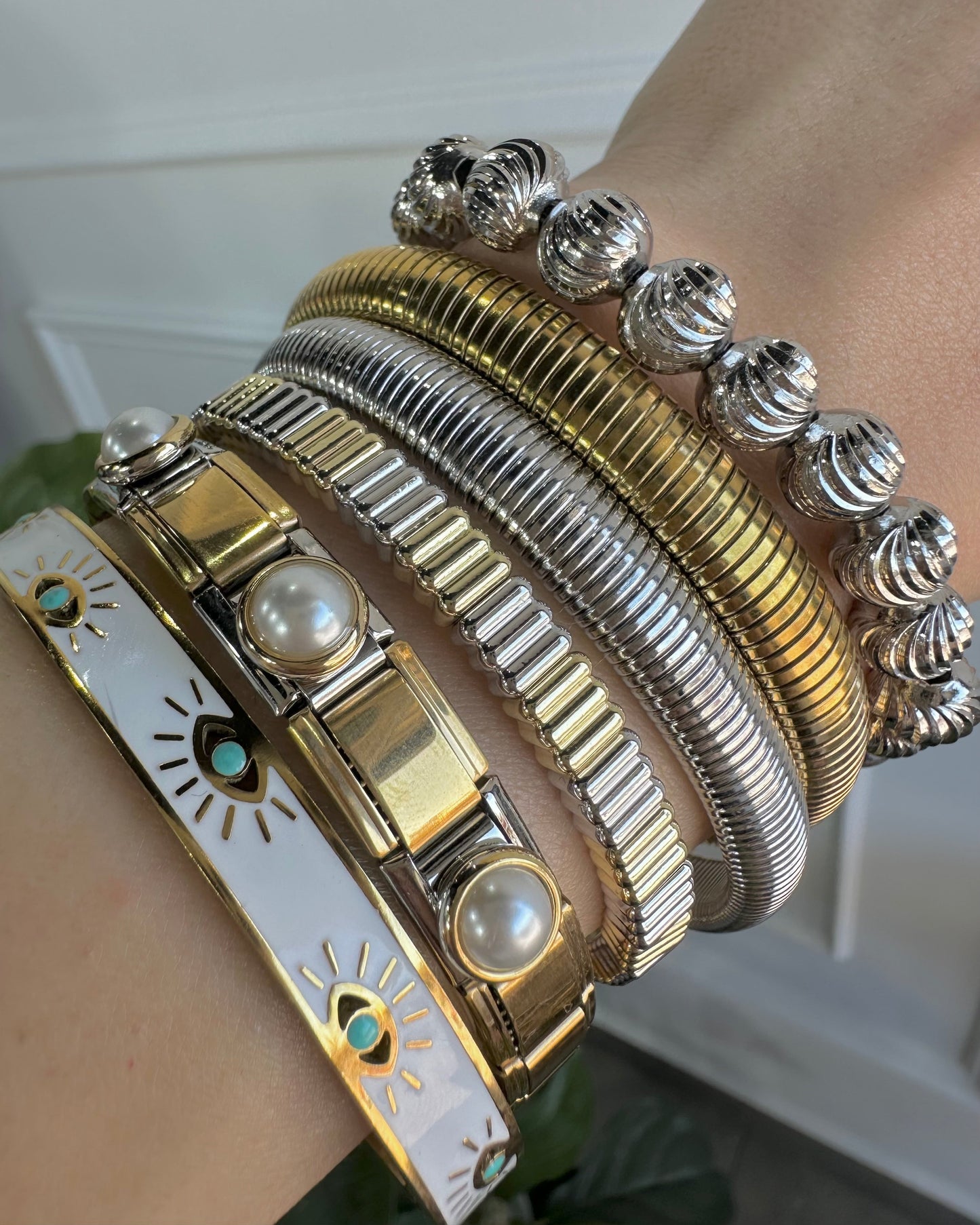 Pulsera Dura Lineas Ch