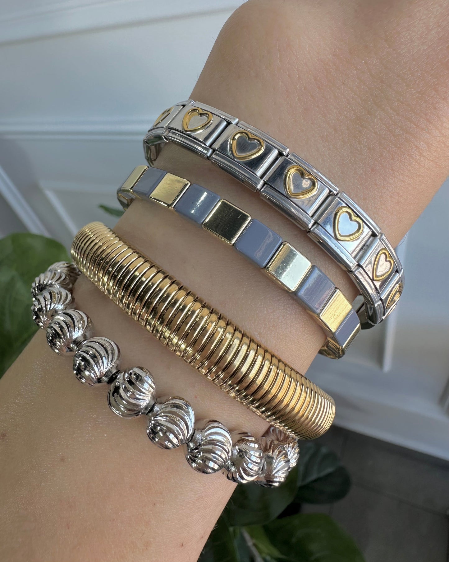 Pulsera Dura Lineas Med