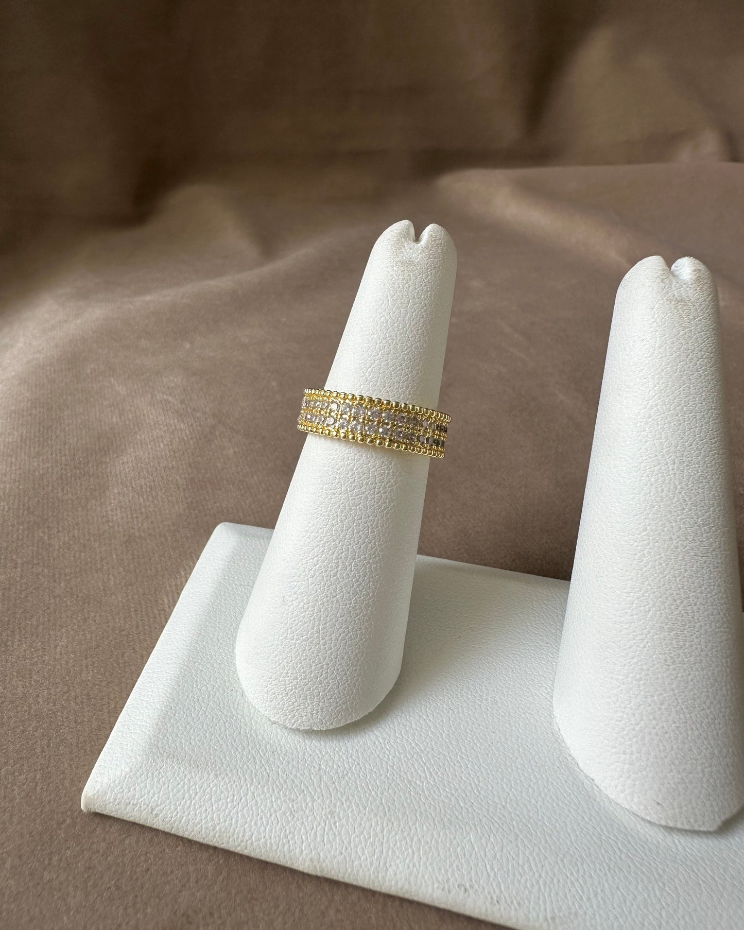 Anillo Brillos Doble