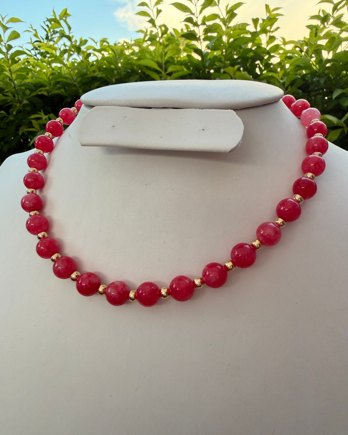 Collar Jade Rosa