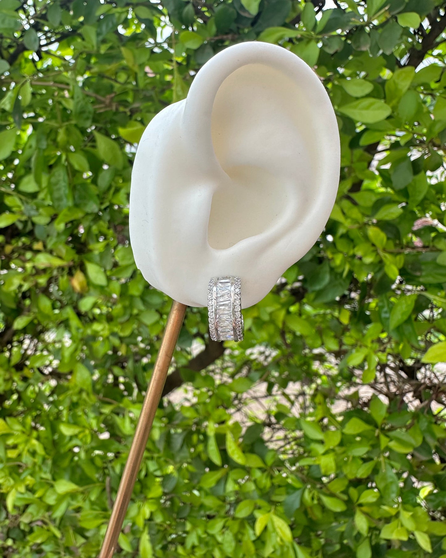 Arracada Mitad Plata