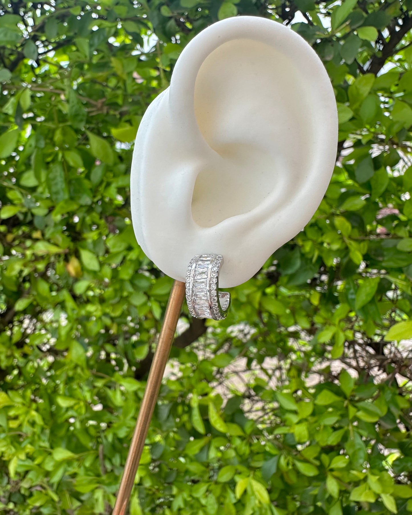 Arracada Mitad Plata