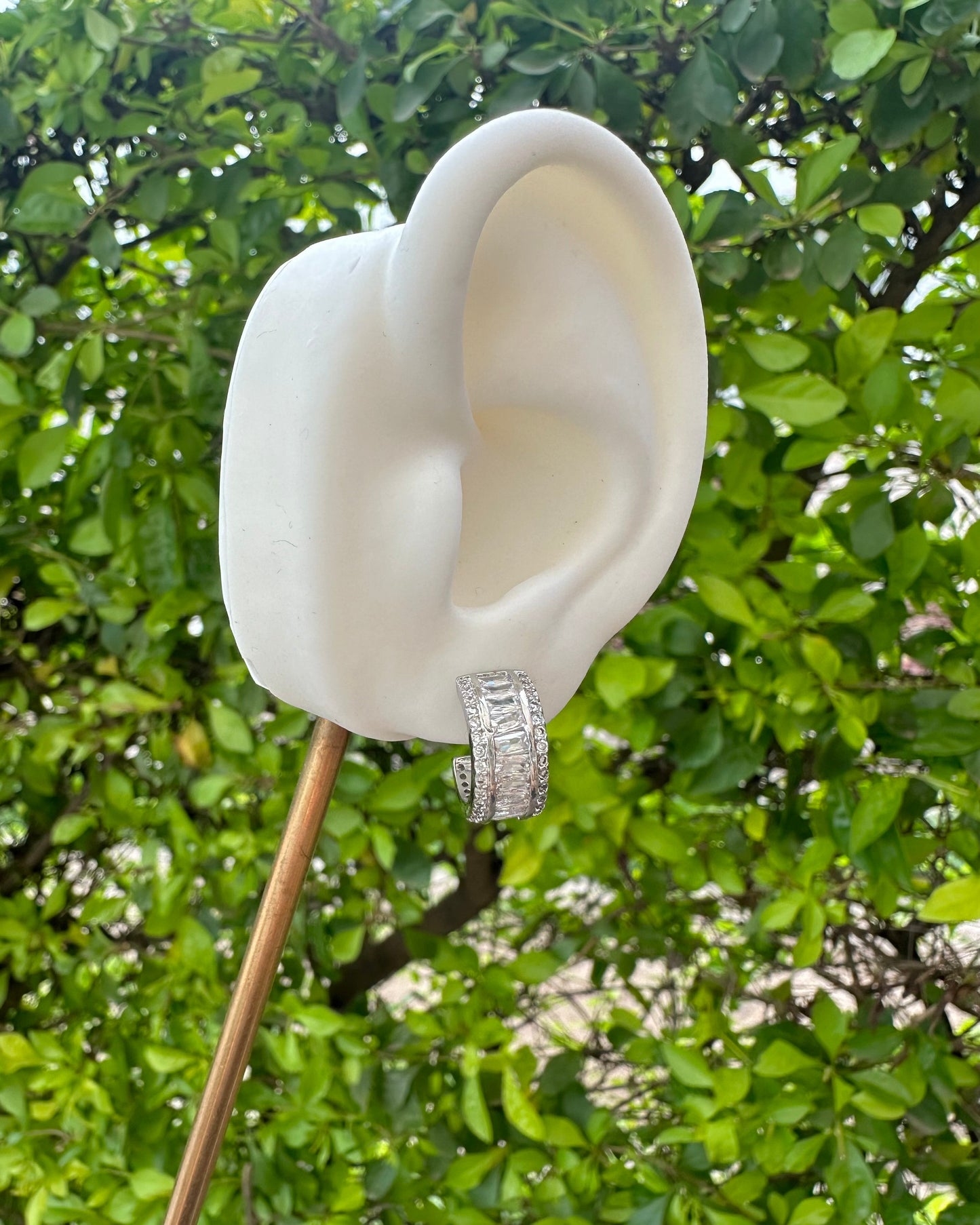 Arracada Mitad Plata