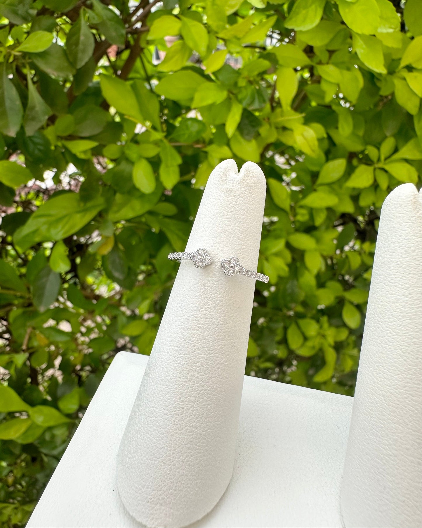 Anillo Flor Mini Plata