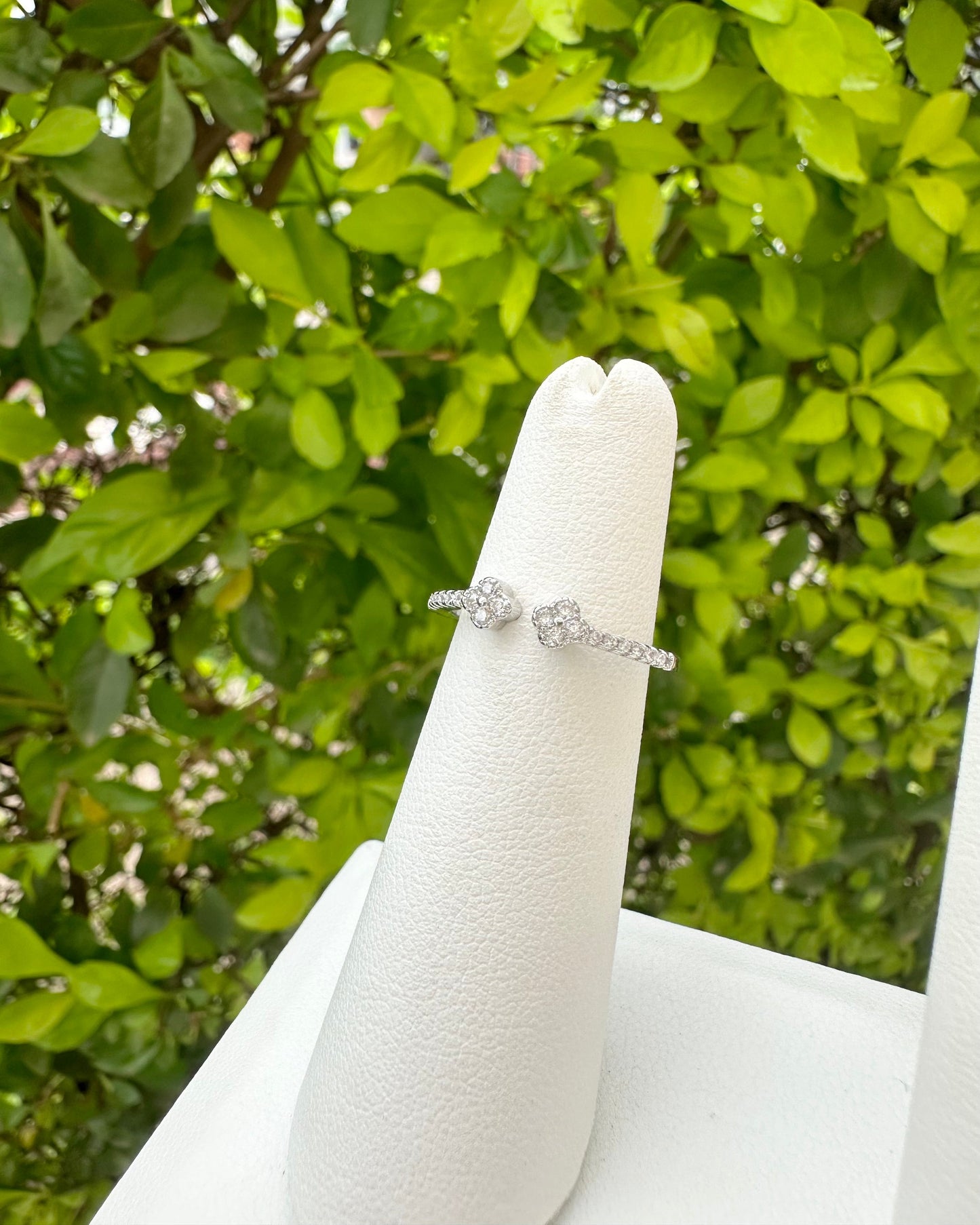 Anillo Flor Mini Plata
